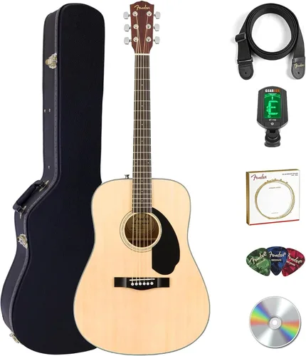 Vista 14 de Conjuntos de guitarras acústicas Fender CD-60.