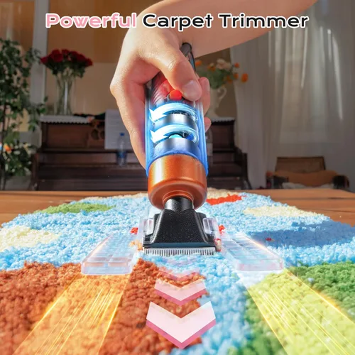 Vista 5 de BESGEER Pistola de Tufting de Alfombras con Kit de Recortadora de Alfombras - Tuft de Alfombra con Tijeras de Tufting, Pistola de Alfombra 2 en 1