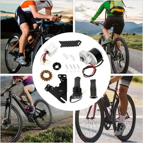 Vista 3 de Kit de motor de bicicleta eléctrica de 24 V 250 W, kit de conversión de bicicleta eléctrica, reequipamiento de motor de bicicleta con controlador