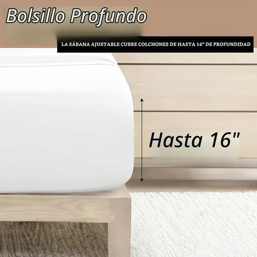 Vista 5 de Linen Market Juego de Sábanas de Microfibra Cepillada Twin de 3 Piezas – Certificado Oeko-TEX Ultra Suave y Sin Arrugas - Sábanas de Bolsillo Blanco