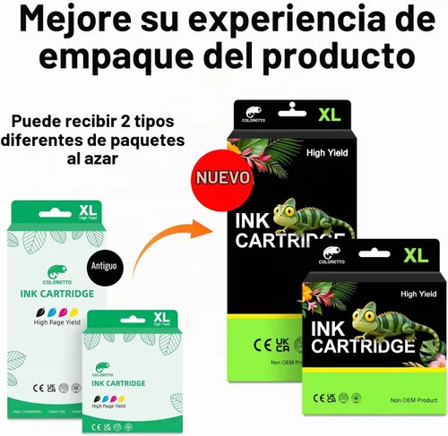 Vista 7 de Cartuchos de tinta 61XL compatibles con impresoras de tinta HP 61