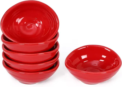 Vista 8 de vicrays Cuencos de Cerámica para Salsa de Inmersión – Pequeñas Tazas de Salsa para Charcutería, Platos de Aceite para Condimentos de Preparación
