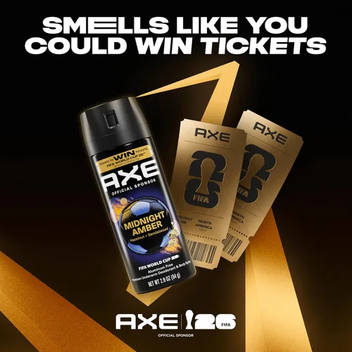 Vista 6 de AXE Fine Fragrance Collection Spray corporal Midnight Amber 72 horas de frescura sin aluminio, 2.9 onzas