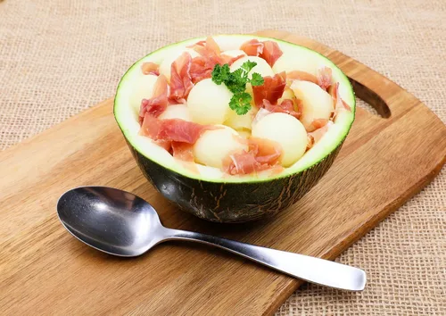 Vista 7 de 50 PIEL de SAPO Melón Santa Claus Navidad Melón Verde Amarillo Cucumis Melo Semillas Frutas