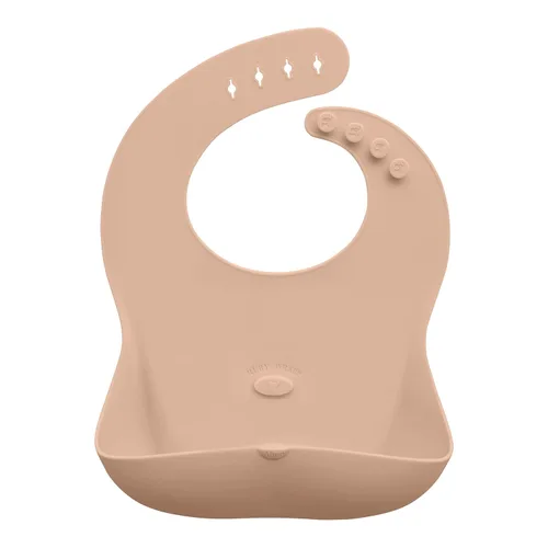 Vista 7 de Abiie Ruby Wrapp - Baberos de silicona para bebés, babero impermeable hecho con material resistente a las manchas, bolsillo frontal para atrapar