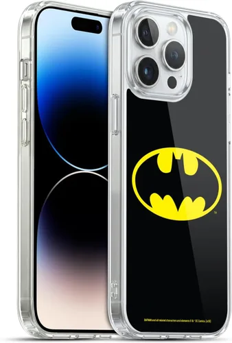 Vista 439 de Head Case Designs Funda de gel con licencia oficial de Batman DC Comics Bat Signal Logos [protección de grado militar] compatible con Apple iPhone 7