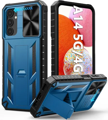 Vista 35 de FNTCASE for iPhone 11-Pro Phone Case: Military Grade Drop Proof Mobile Cover with Kickstand & Slide Rugged Shockproof Bumper Heavy Duty Protector
