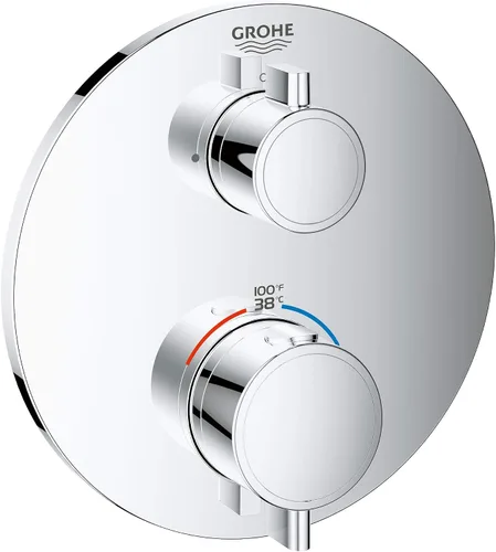 Vista 14 de GROHTHERM® SMARTCONTROL DE LA FUNCIÓN ÚNICA DE LA VÁLVULA TERMOSTÁTICA DE 2 MANIJAS Estrella Cromo Claro