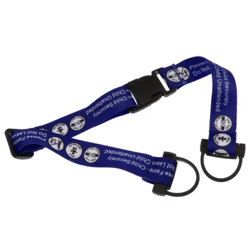 Vista 5 de Hooshing Cinturón de seguridad azul para silla de seguridad para bebé, cinturón ajustable para carrito de compras Para cochecito de bebé, silla