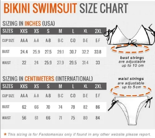 Vista 2 de Bikini de cosplay de Nami + tatuaje, conjunto de bikini de cosplay de anime Nami