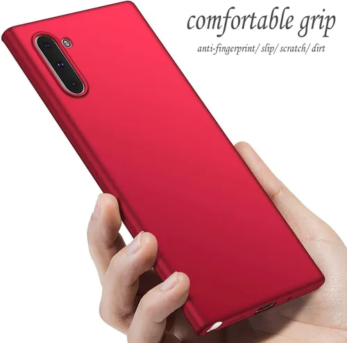 Vista 2 de Funda de teléfono para Samsung Galaxy Note 10 Slim Funda protectora Galaxy Note 10 Premium Material PC Hard Cover (rojo)