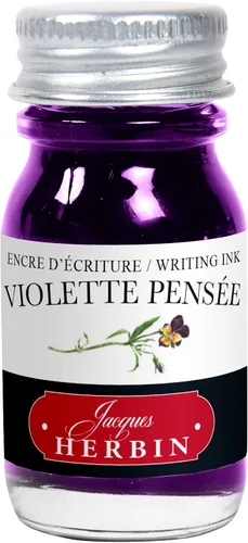 Vista 29 de Tinta para pluma estilográfica Herbin - Botella de 10 ml - Perle Noire
