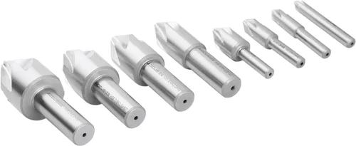 Vista 9 de Accusize Industrial Tools Avellanador de la máquina de 60 grados 6 de la flauta H.SS, 8 PC, tierra de la precisión, 0206-0010 60 Grados 6 Flauta