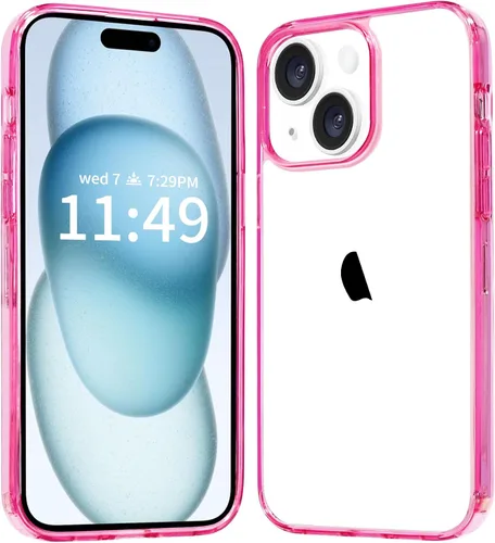 Vista 43 de JJGoo - Funda compatible con iPhone 17 Pro, funda transparente a prueba de golpes, funda protectora delgada con parte trasera de policarbonato duro