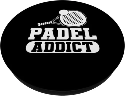 Vista 2 de Padel Addict Pádel Paleta PopSockets Adhesivo PopGrip