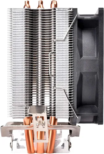 Vista 5 de Silverstone Disipador térmico de CPU de 4.921 in de altura para Intel Socket LGA115X/1366/2011/2066 y AMD Socket AM2/AM3/AM4/FM1/FM2 KR02