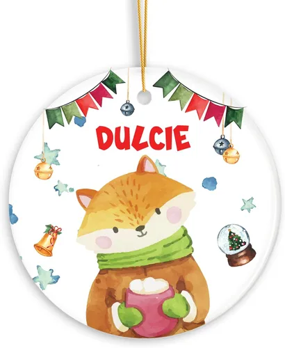 Vista 14 de Adorno de muñeco de nieve personalizado, muñeco de nieve de Papá Noel, adorno de Navidad con nombre personalizado, lindo adorno de muñeco de nieve