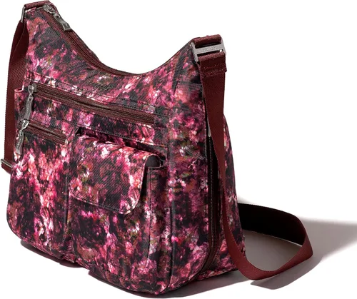 Vista 82 de Baggallini womens Everywhere Bagg Crossbody Women 11x9 Lightweight Nylon Hobo Water-resistant Travel Bag W/Rfid