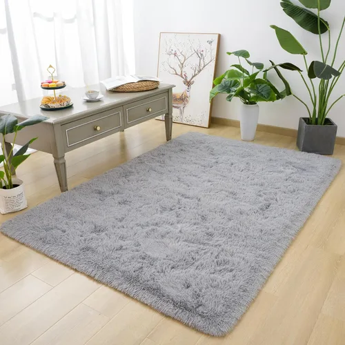 Vista 14 de DETUM Alfombra pequeña de 2 x 3 pies para dormitorio, Kicthen entrada, pasillo, lavable, antideslizante, color borgoña, alfombras de felpa