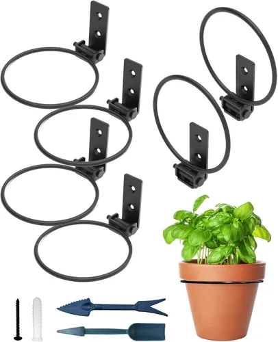 Vista 10 de Anillos plegables para macetas, 4 pulgadas, paquete de 3 Paquete de 3 de 4 pulgadas