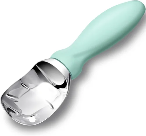 Vista 12 de Rainspire Cuchara de helado de acero inoxidable con mango cómodo, cuchara para helado resistente, pala para helado, ideal para cucharas de helado