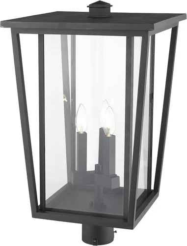 Vista 8 de Z-Lite 571PHXLR-ORB - Accesorio de montaje de poste para exteriores de 3 luces, bronce aceitado