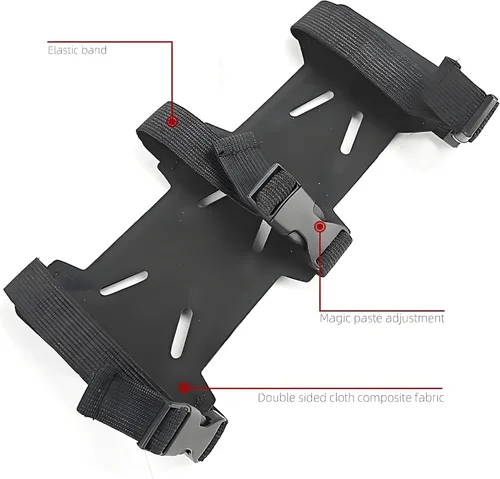 Vista 4 de Archery Arm Guard, Adjustable & Breathable Double-Layer Forearm Protector with 3 Straps, Unisex Ambidextrous Design for Youth & Adults, Archery