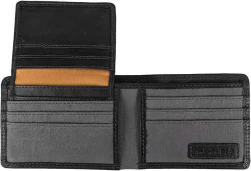 Vista 3 de Timberland PRO Men's Leather RFID Wallet with Removable Flip Pocket Card Carrier
