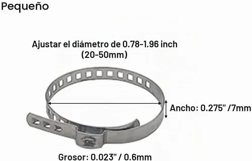 Vista 3 de Kit de abrazaderas de arranque CV – Abrazaderas de crimpado de junta de eje ajustable universal de acero inoxidable para arranque de eje