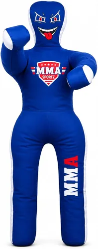 Vista 13 de Muñeco Infantil de Grappling de Pie - Sin Relleno – Muñeco de Entrenamiento para Lucha, Jiu-Jitsu, Artes Marciales Mixtas con Brazos y Piernas Negro