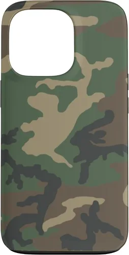 Vista 10 de Funda M81 Woodland Camouflage para iPhone 17