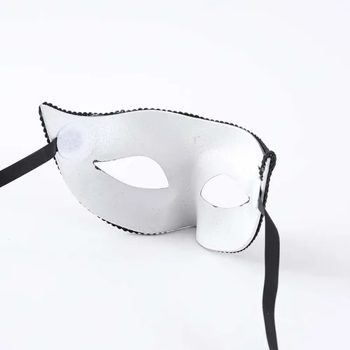Vista 7 de IDOXE Golden Black Couples Masquerade Masks METAL Half Face Venetian Masquarade Ball Gowns