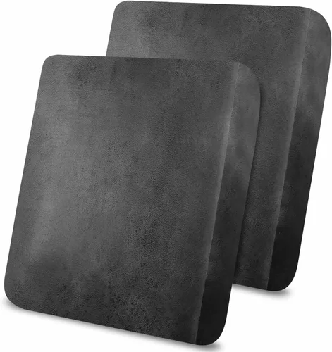 Vista 106 de Fundas de cojín tipo cuero para sofá, juego de fundas protectoras de muebles para sillón seccional, sofá biplaza de tela de elastano elástica