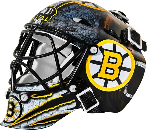 Vista 23 de Franklin Sports mini máscara para portero con logo de la NHL