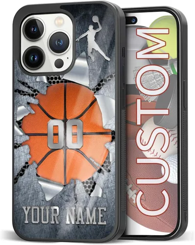 Vista 37 de Fundas de teléfono con nombre personalizado, diseño retro de metal texturizado con fondo personalizado para Samsung Galaxy A03 A13 A14 A17 A51 A52