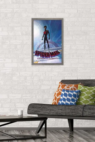 Vista 2 de Trends International Marvel Spider-Man: Across The Spider-Verse - Miles Morales - Póster de pared de una hoja, 22.4 pulgadas de largo x 14.7