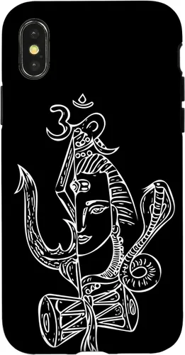 Vista 5 de Lord Shiva Hindu God Spiritual Yogi Inspirational Yoga Case for iPhone 17