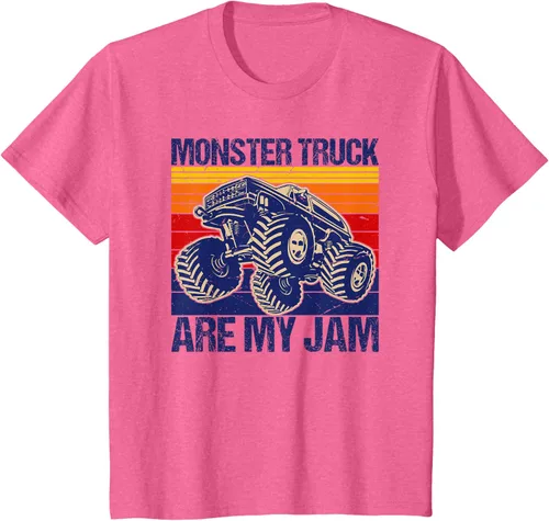 Vista 16 de Monster Truck Are My Jam For Monster Truck Lovers - Camiseta para hombres y niños, Blanco