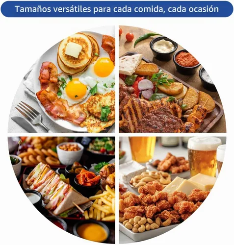 Vista 4 de Karat Contenedor con Bisagras de PP Premium [300 ct], Contenedores de Comida para Llevar - Caja (6"x6", 1 compartimento)