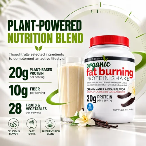 Vista 6 de Maximum Slim - Batido de proteínas a base de plantas, haba cremosa