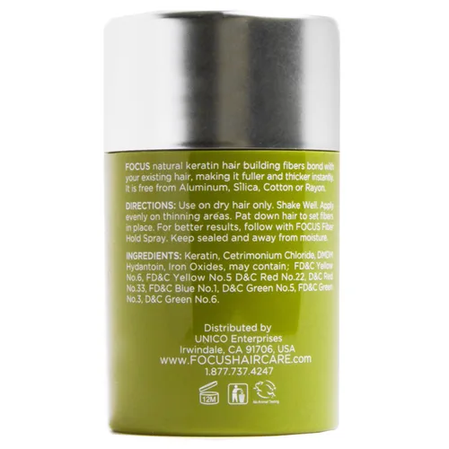 Vista 9 de Fibras capilares para adelgazar el cabello, espray de proteína de queratina natural para engrosar el cabello, fibras capilares para cabello