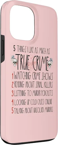 Vista 3 de Funda para iPhone 13 Pro Max Serial Killer I Like True Crime For Women True Crime Lover