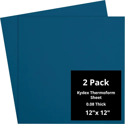 Vista 95 de Kydex Sheets - Solid Color DIY Kit for Crafting Holsters, Sheaths, and Mag Pouches - (8x8, 8x12, 12x12), Premium Thermoform Sheets - Thick, Durable
