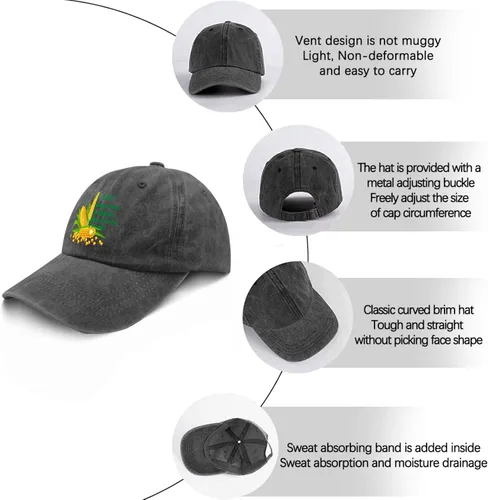 Vista 6 de ruio Corn Hats for Men Baseball Cap Dad Hats for Women I Ccant Imaginne A Morer Beautifful Thingg Cap