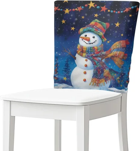 Vista 13 de Fundas para sillas de comedor, diseño de lazo de Navidad, para sala de Navidad, cocina, fiesta, boda, hotel, hogar