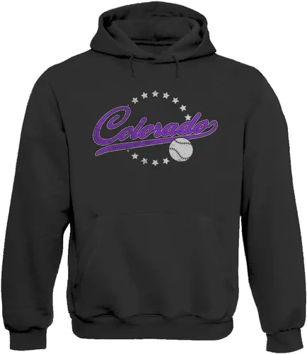 Vista 30 de Xtreme Apparrel Team - Sudadera con capucha para hombre estilo vintage para fanáticos del béisbol