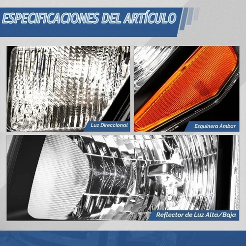 Vista 3 de Auto Dynasty Conjunto de faros delanteros compatible con Ford F150 2009, 2010, 2011, 2012, 2013, 2014, 12ª generación, repuesto de faros con luces