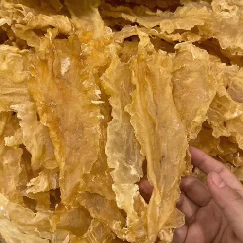 Vista 4 de Fauces de pescado secas, fauces de pescado, fauces de pescado de bacalao, fauces de pescado seco frito Hua Jiao pegamento de pescado de Hua Jiao
