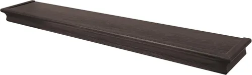 Vista 8 de HIGH & MIGHTY 515601 - Moderno estante flotante con capacidad de hasta 15 libras, fácil instalación en tablaroca sin herramientas, plano, 18