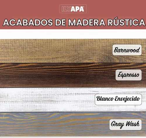 Vista 7 de Ilyapa Marco de ventana de madera rústica blanca para decoración de pared